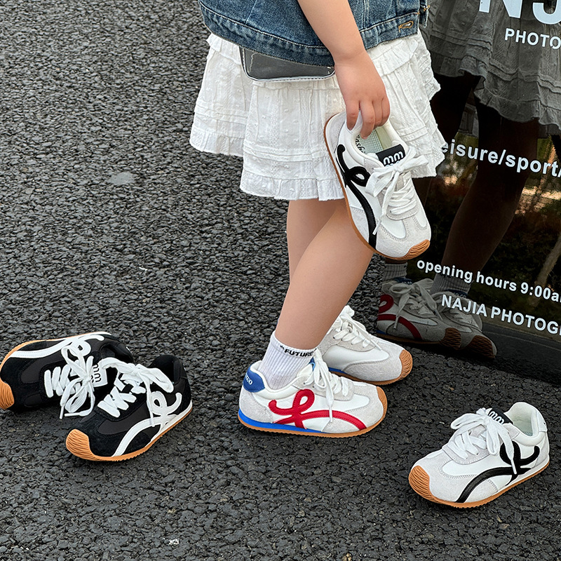 Children's sneaker 2025 Spring and Summer New Children's Shoes Girls' Casual Breathable Soft Sole White Shoes Boys Shoes