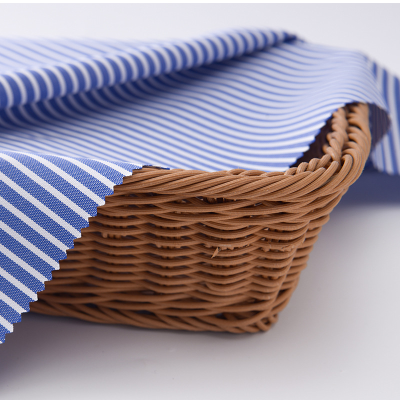 Picture of Striped fabric spring and summer blue and white striped shirt fabric in stock home textile tablecloth dress curtain fabric wholesale