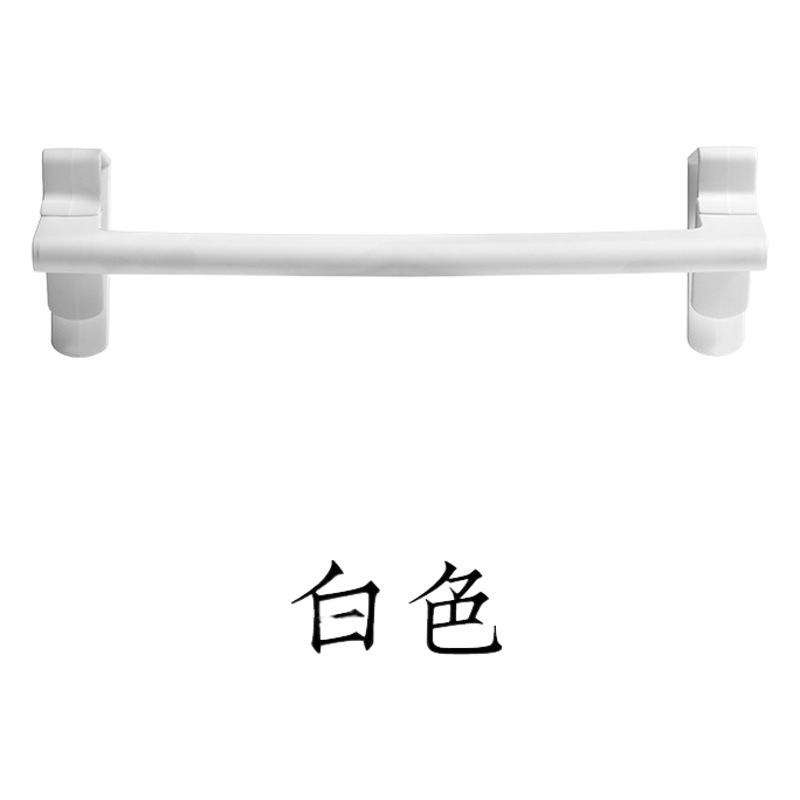 Picture of Cabinet Rack Creative Kitchen Bathroom Hole-free Cabinet Door Towel Rack Bathroom Rack Plastic Storage Rack