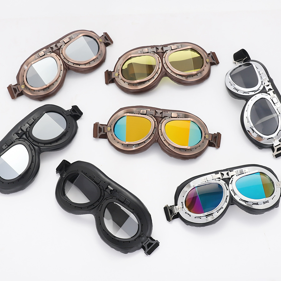 Picture of Spot retro angle Harley goggles helmet goggles motorcycle motorcycle off-road goggles electric car wind and dust