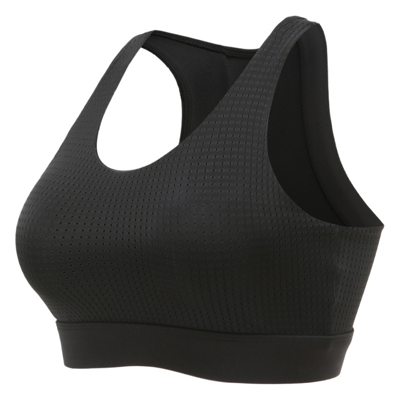 Plus Size Modal Yoga Bra with Mesh, Breathable, Beautiful Back, Push-Up, Back Buckle, Shock-Absorbing Sports Fitness Underwear Wholesale