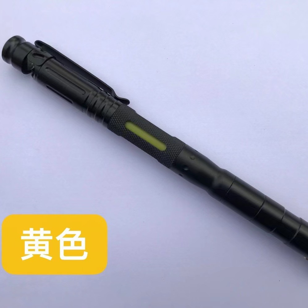 Picture of 7180 outdoor self-defense multi-function pen defense attack aluminum alloy tactical pen escape multi-purpose pen signature pen