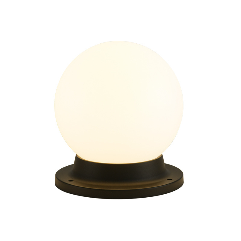Picture of Column Head Lamp Outdoor Waterproof Door Pillar Lamp Gate Lamp House Courtyard Lamp Outdoor Garden Fence Column Lamp 378L
