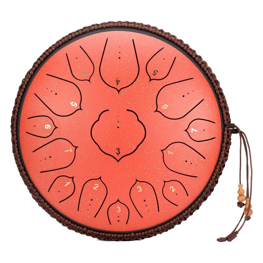 Cross-border Foreign Trade Edition 15-tone D-tone Empty Drum Worry-free Drum Steel Tongue Drum Worry-free Drum Strike Instrumental Music Color Empty Drummer Disc