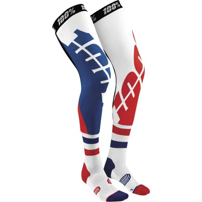 Picture of in stock New 100% Four-color Cross-country Motorcycle Stretch Ice Silk Pressure Non-slip Men's and Women's Mechanical Leg Inner Wear Stockings