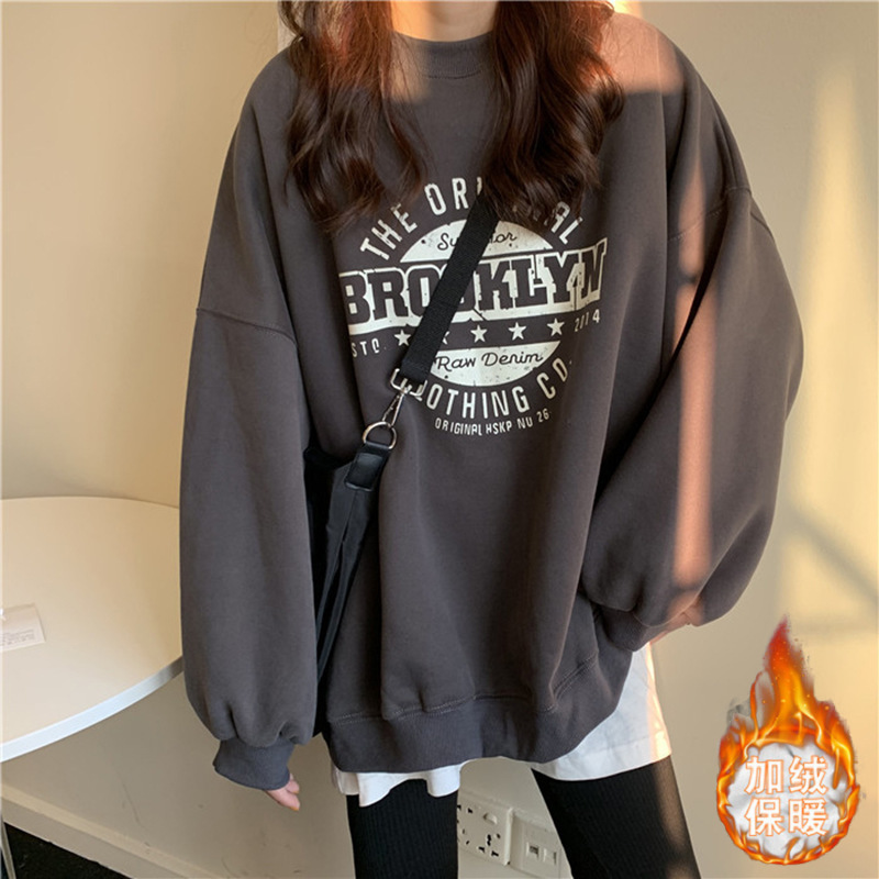 Picture of Women's Clothing 2024 New Autumn Korean Style Letter Round Neck Loose Women's Sweaters Women's Foreign Trade Cross-Border Tops Wholesale
