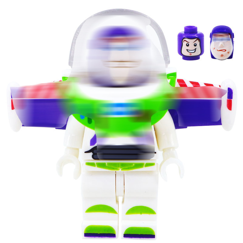 Picture of Cartoon Cartoon animal Princess pumping music plastic assembled building blocks little doll toy mixed batch foreign trade exclusive