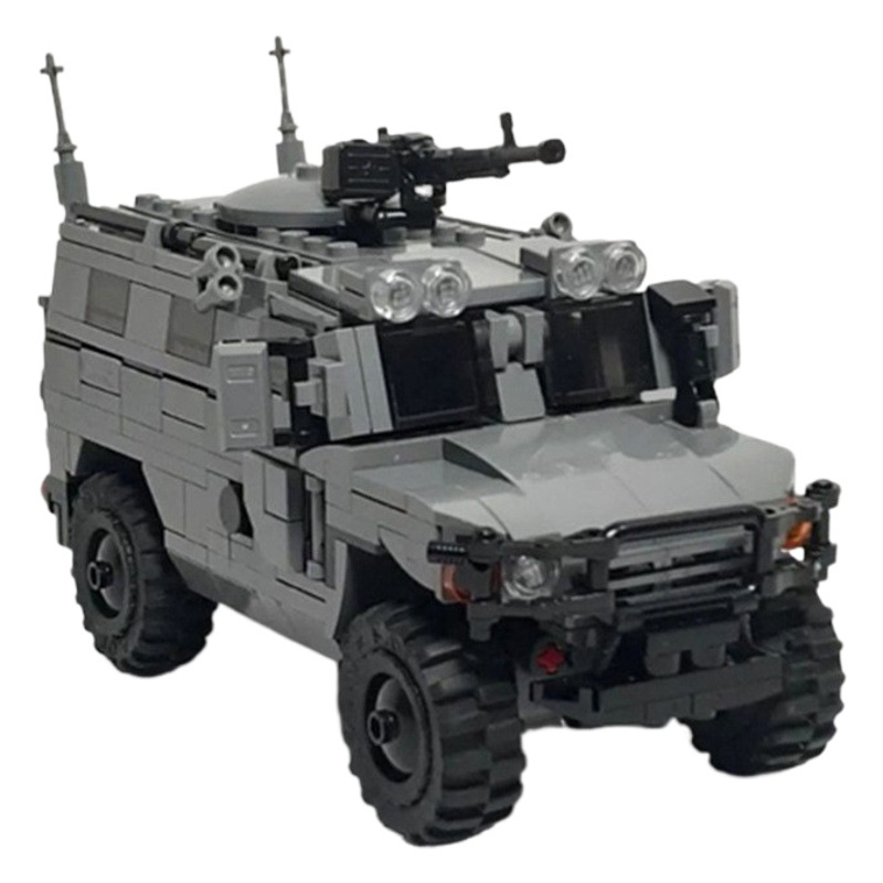 MOC-126915 military series combat vehicle Gatz Tiger off-road vehicle puzzle assembling building blocks toy model boy