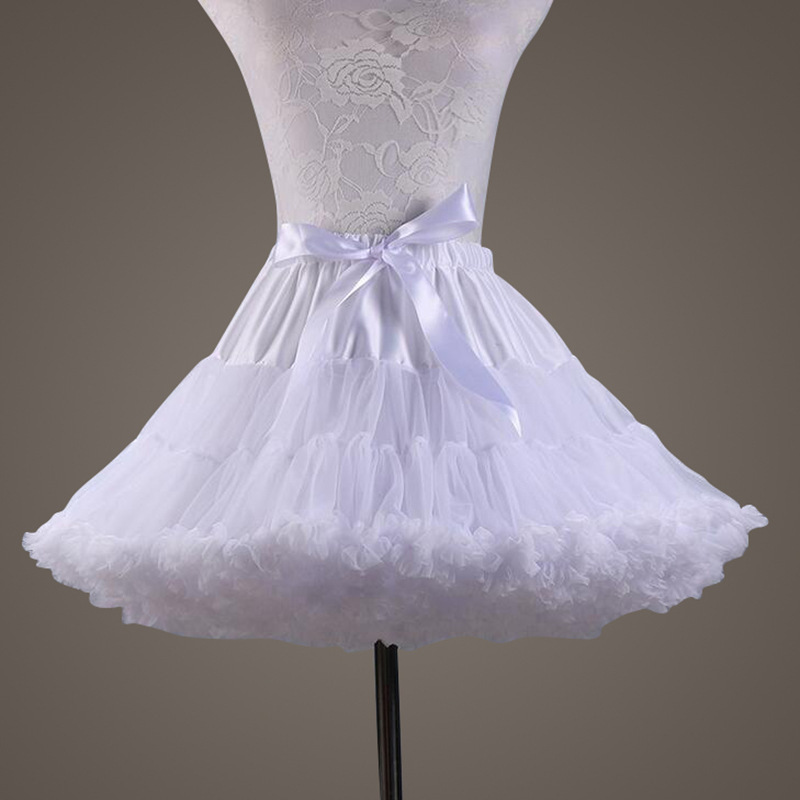 Skirt support lolita skirt support rainbow cloud skirt support lolita gauze skirt super fluffy violent soft yarn boneless underskirt half-length