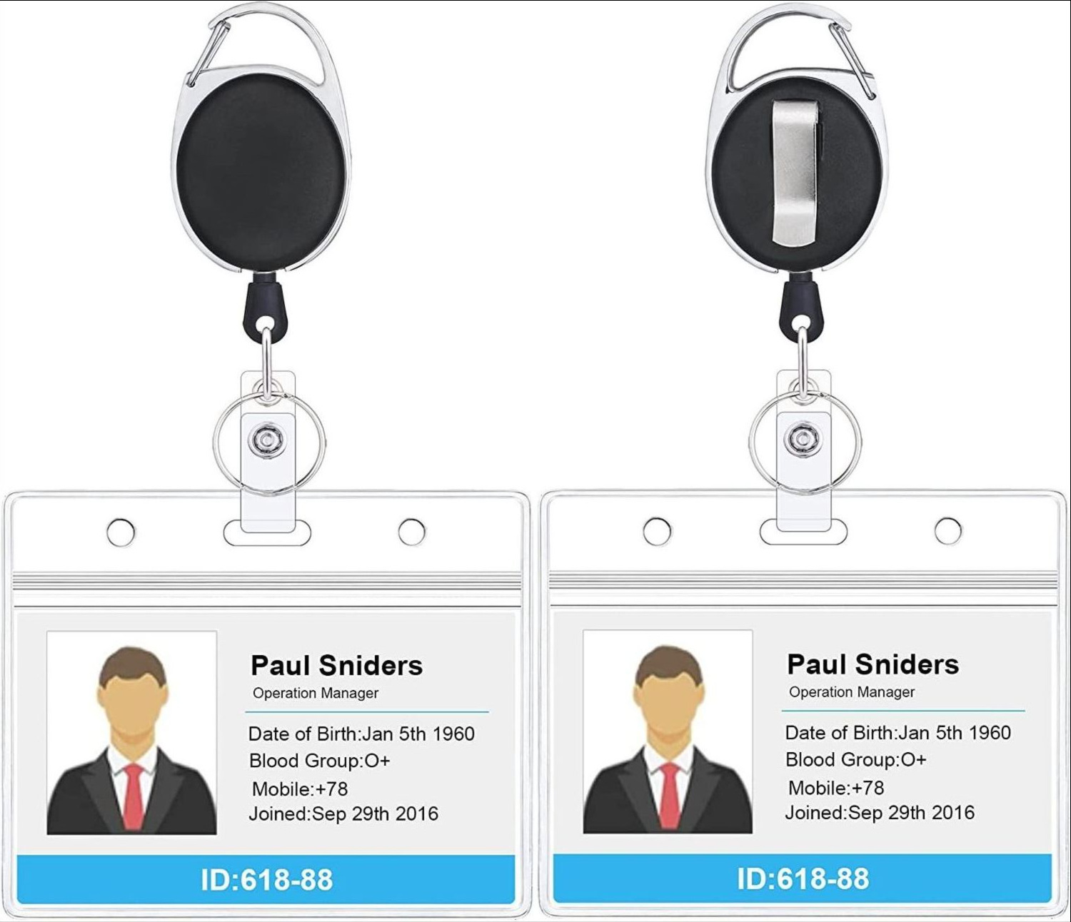 Picture of AMAZON hot sale oval egg-shaped metal zinc alloy retractable keychain easy pull buckle easy pull wire puller