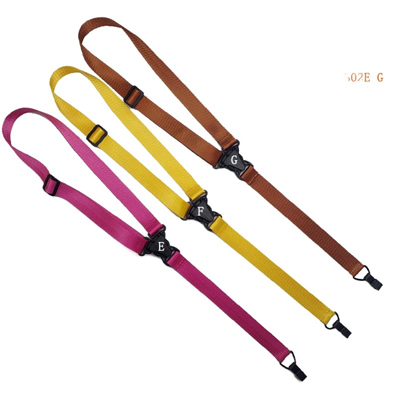 Small guitar strap Guangzhou direct selling ukulele rainbow strap hanging buckle strap hanging neck