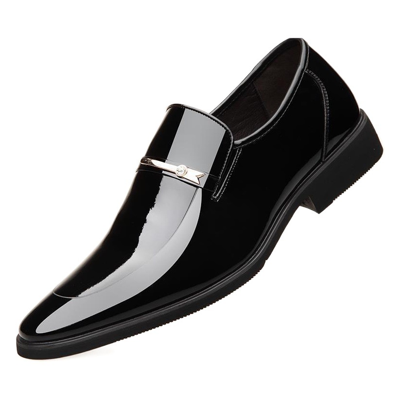 Genuine Leather Cowhide Spring Men's Leather Shoes All-match Korean Style Business Dress Shoes for Young Men British Casual Wedding Shoes