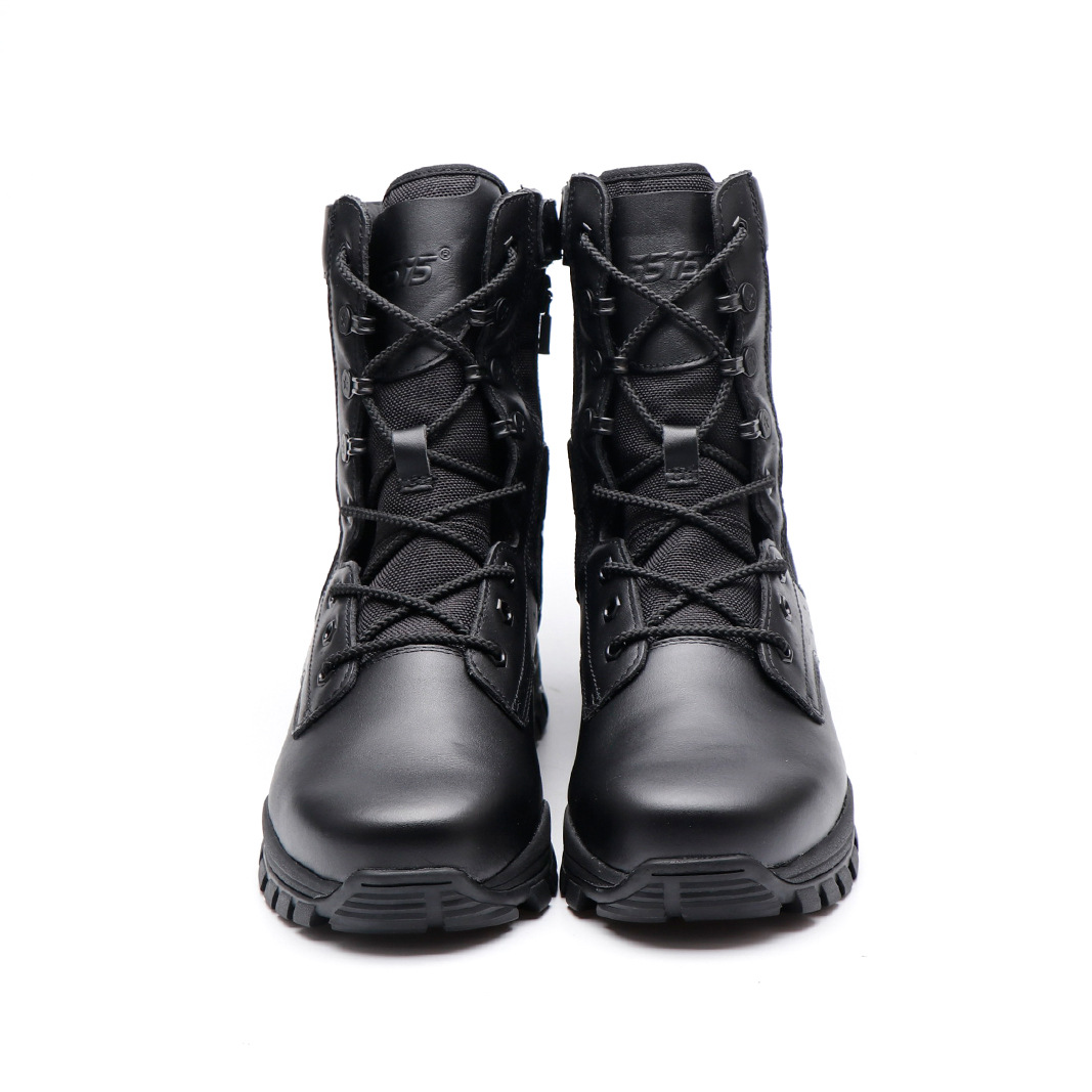 Picture of Jihua 3515 Special Men's Shoes Side Zipper Genuine Leather Outdoor Mountaineering Protective Boots