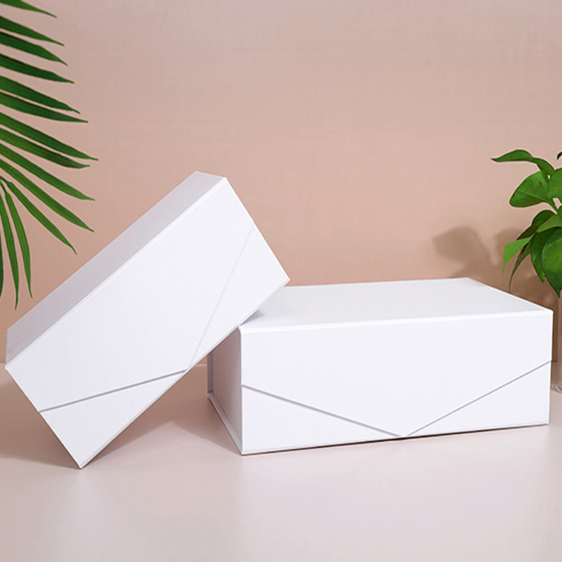 Picture of Colorful White creative V-shaped gift box multi-color flip folding box in stock wholesale folding gift box factory supply