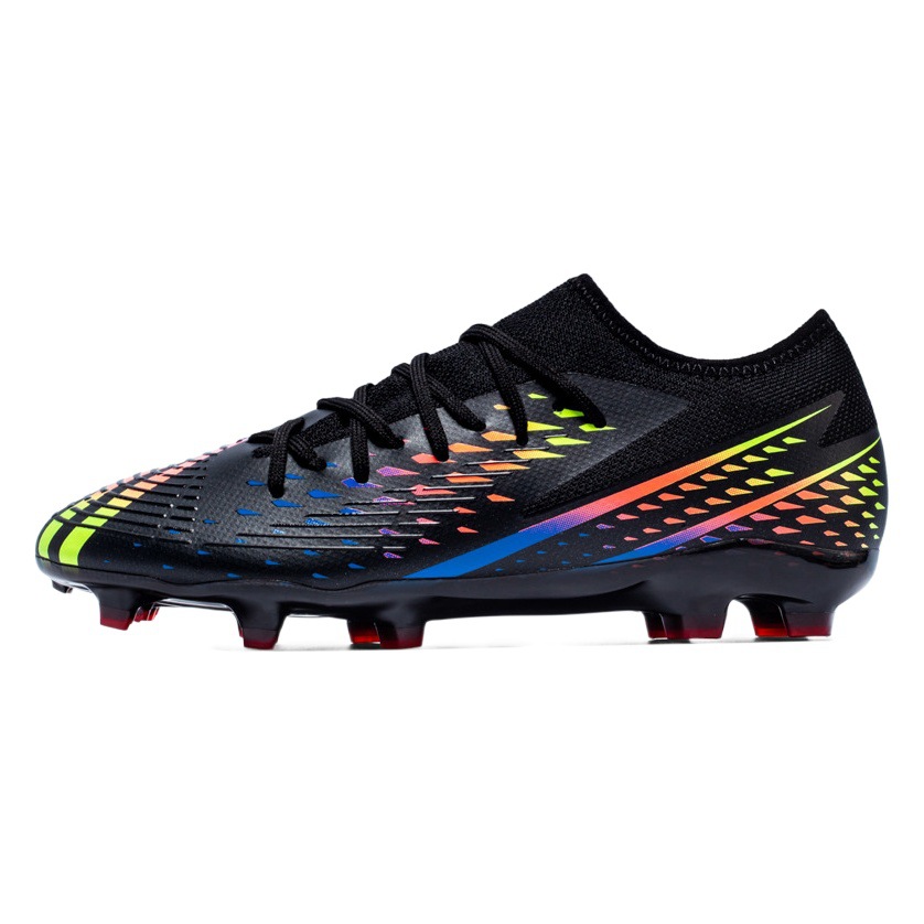 Cross-Border Badminton Shoes Leopard Step-Baobu Yuanyang Rotating Buckle Breathable Sports Shoes for Men, Women, Kidsren, Teenagers and Students