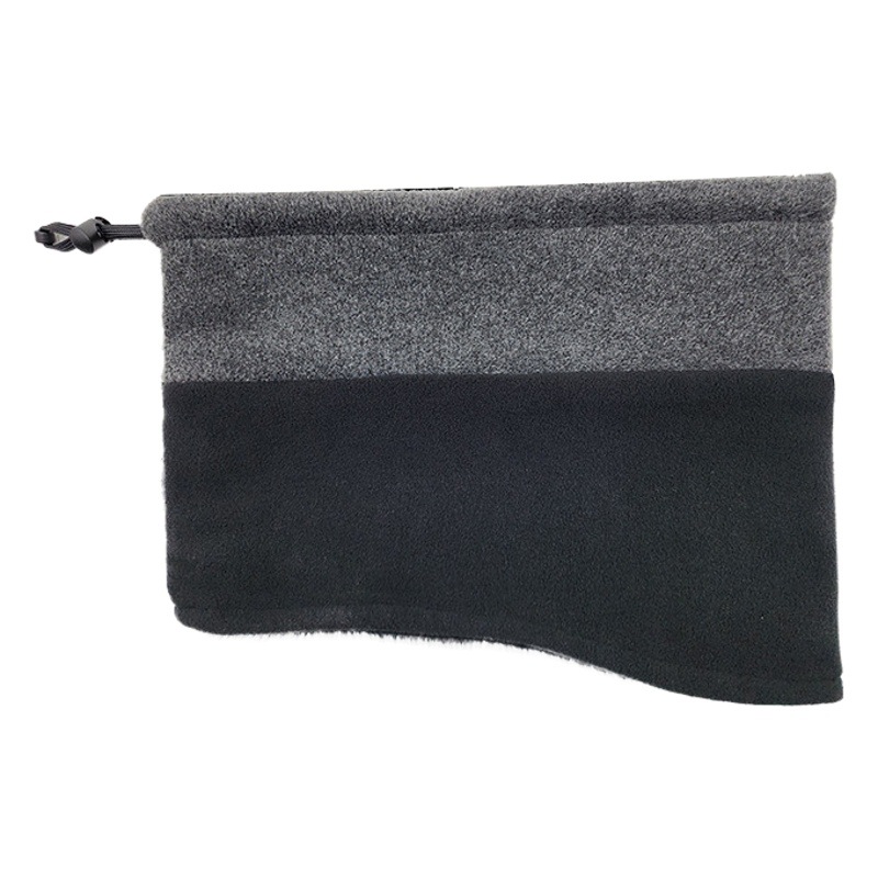 Hot sale winter outdoor cycling scarf thickened fleece warm stitching scarf anti-wind dust mask polar fleece collar