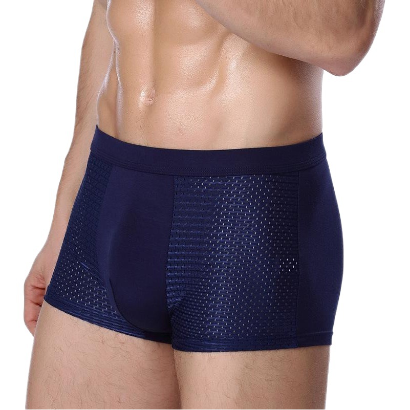 Men's underwear mesh U convex modal men's boxer underwear summer hot selling men's underwear factory wholesale direct sales