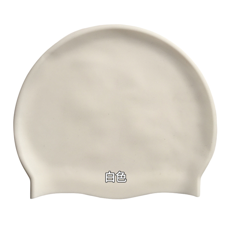 Picture of 2025 Silicone Swimming Cap Wholesale Solid Color Waterproof Diving Cap Plus No Head Swimming Cap Adult Swimming Equipment