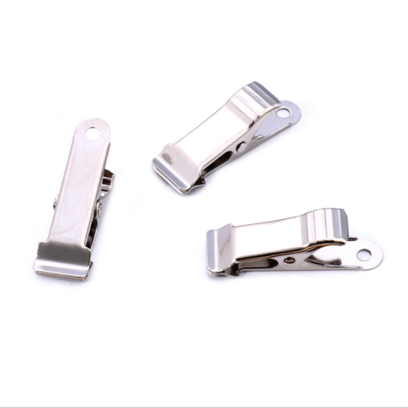 Picture of Factory wholesale metal clip reverse mouth brand clip toothless spring clip multi-functional business card bookmark clip