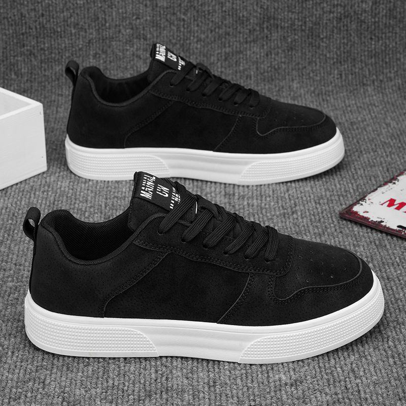 Cross-border foreign trade shoes plus size men's shoes spring and autumn leather non-slip board shoes deodorant soft bottom labor protection shoes a generation of hair