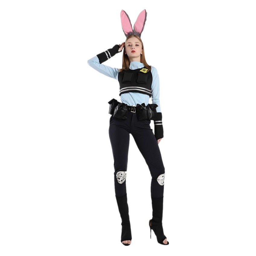 Halloween adult children parent-child animation game crazy animal city Judy rabbit COS costume wholesale