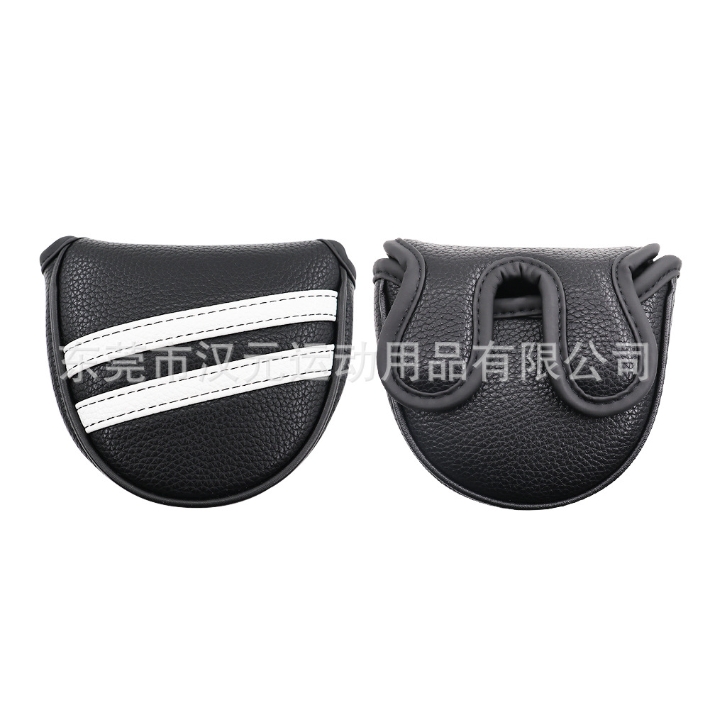 Picture of Factory direct cross-border e-commerce golf club cover pu club cover ball head protective cover push rod cap cover