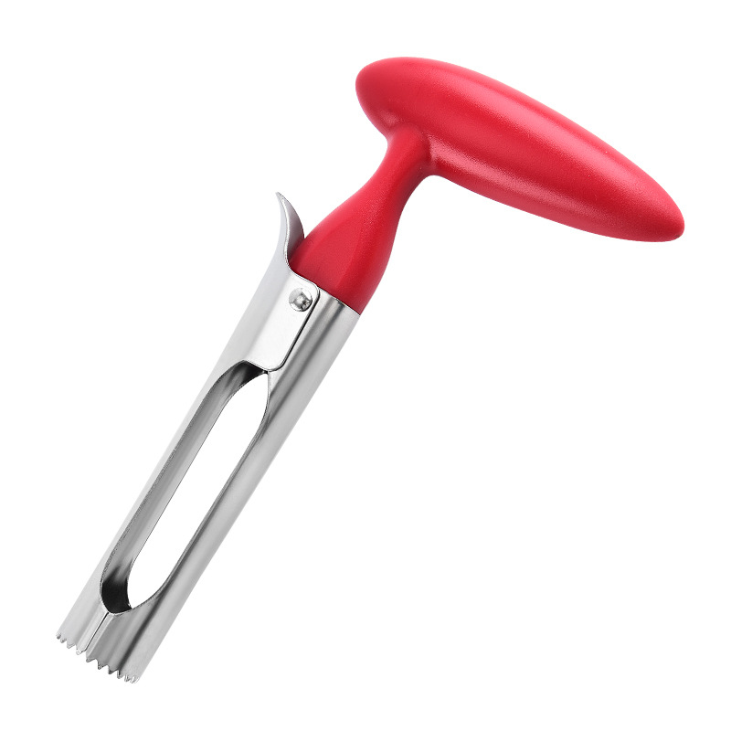Picture of Factory in stock stainless steel fruit corer plastic handle apple corer pulp core extractor core separator