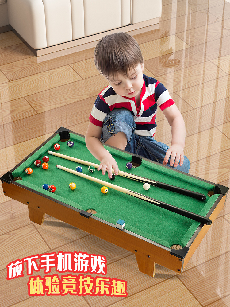 Picture of Children's billiard table household wholesale mini billiard snooker small billiard table toy billiard table set
