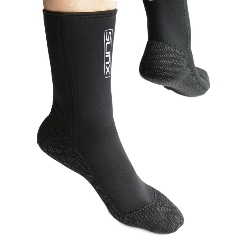 Diving Socks Cold-Proof 3mm Slinx Super Elastic Non-Slip Diving Fins Anti-Wear Ankle Socks Set Enlarged Diving Socks