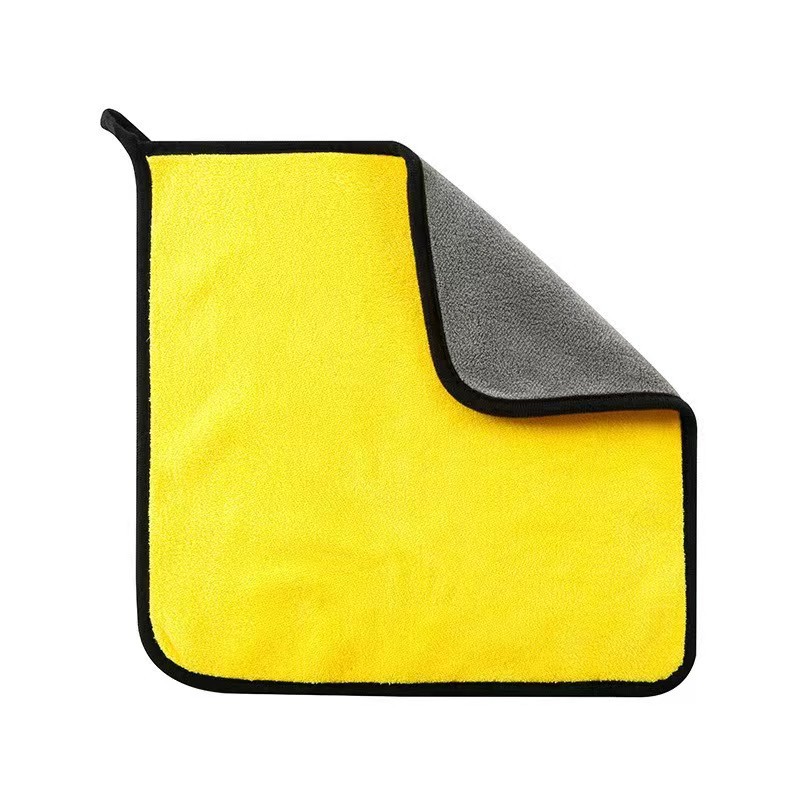 Picture of Car Wash Towel, Car Wipe Towel, Double-Sided Coral Velvet Cleaning Towel, Thickeneded Soft Absorbent Car Rag, Logo Can Be Added