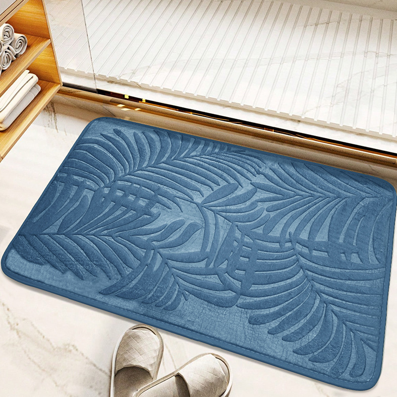 Picture of Cross-border e-commerce memory cotton toilet floor mat bathroom absorbent non-slip mat living room bedroom kitchen home carpet