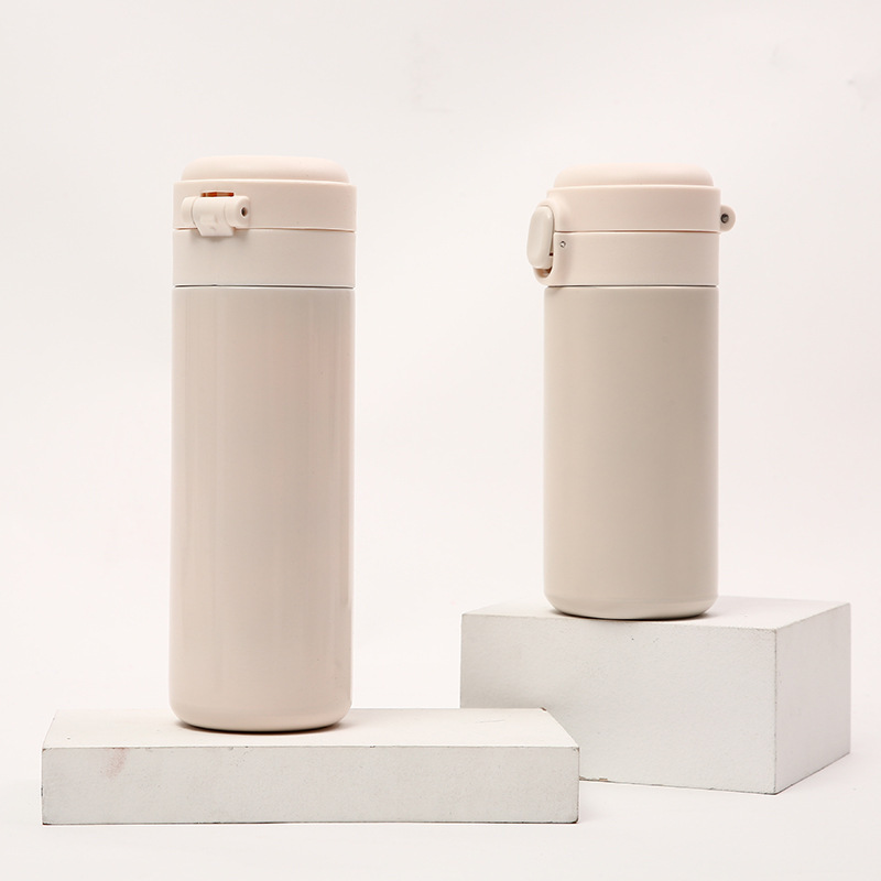 Picture of New 304 stainless steel simple bounce cover pea Cup student fresh mini portable thermos cup wholesale