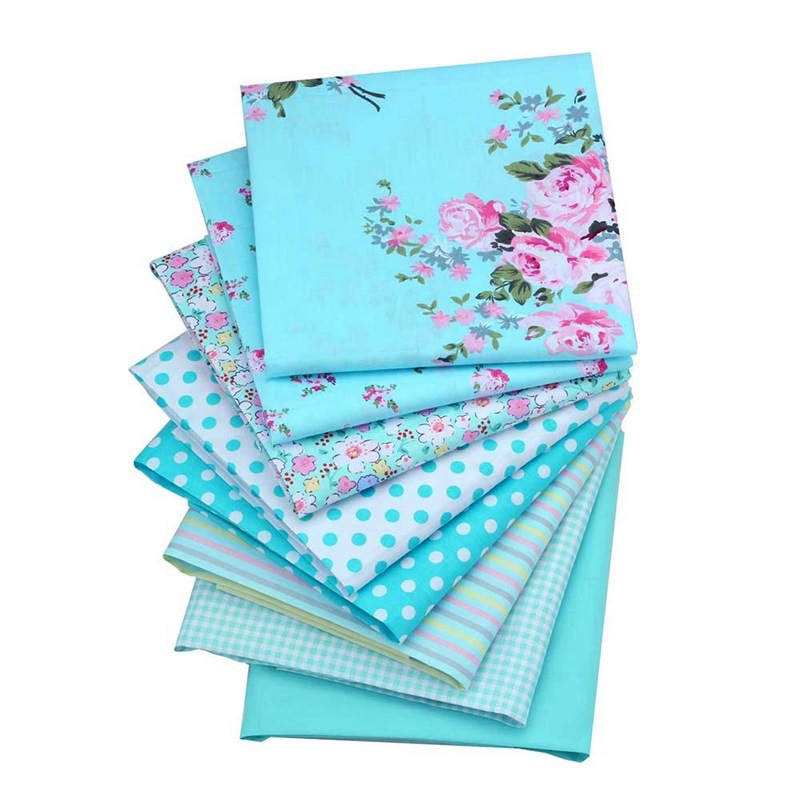 Picture of Foreign trade cotton twill printed fabric DIY hand patchwork group 6/7/8 cotton floral fabric wholesale