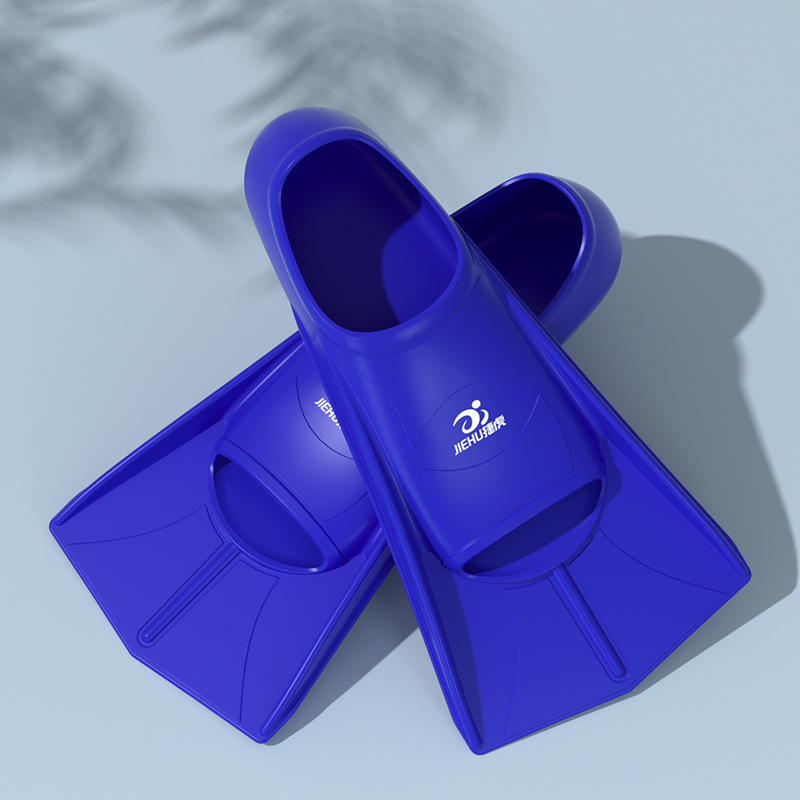 Picture of freestyle frog shoes duck paw professional training short flippers breaststroke duck feet floating diving men and women swimming flippers children