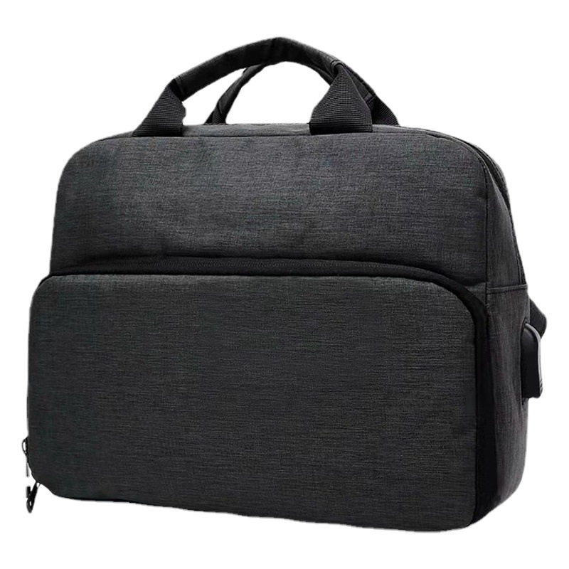 Picture of New SLR Camera Bag Men's Shoulder Photo Bag Multifunctional USB Waterproof Rain Cover Wear-resistant Crossbody Shoulder Bag