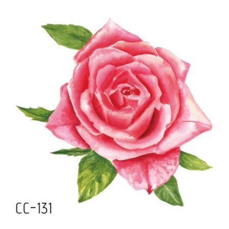 Picture of New waterproof flower tattoo stickers fashion small fresh face stickers fashion Photo Studio Art Stickers