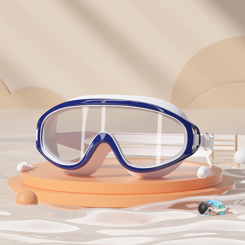 Picture of Youyou children's swimming goggles boys and girls swimming equipment glasses waterproof anti-fog frame professional diving swimming goggles wholesale