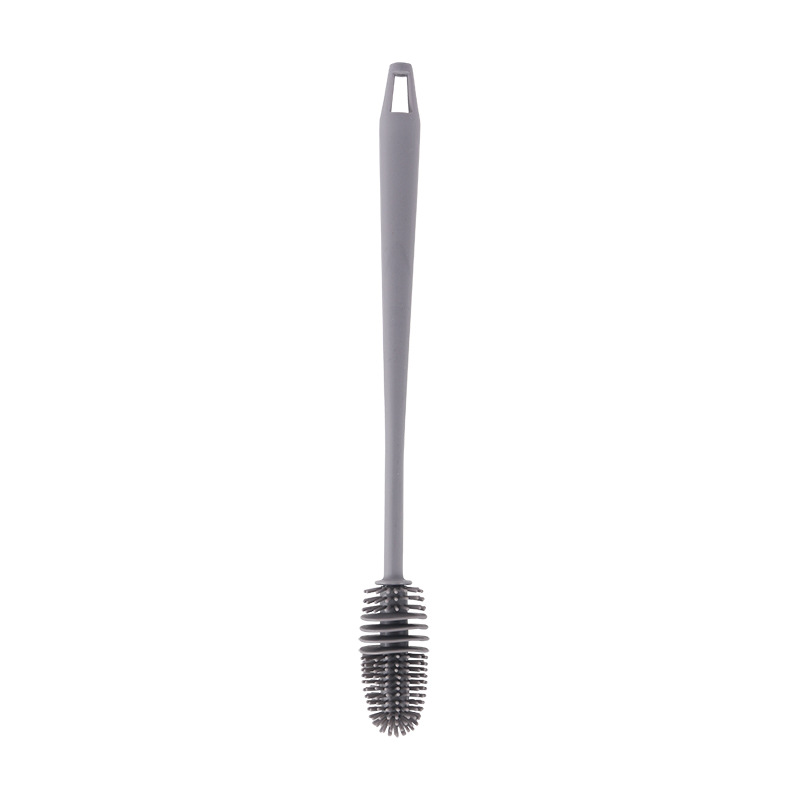 Picture of Long Handle Silicone Water Cup Brush Household Kitchen No Dead Angle Cleaning Brush Milk Bottle Brush Cleaning Teapot Teacup Brush