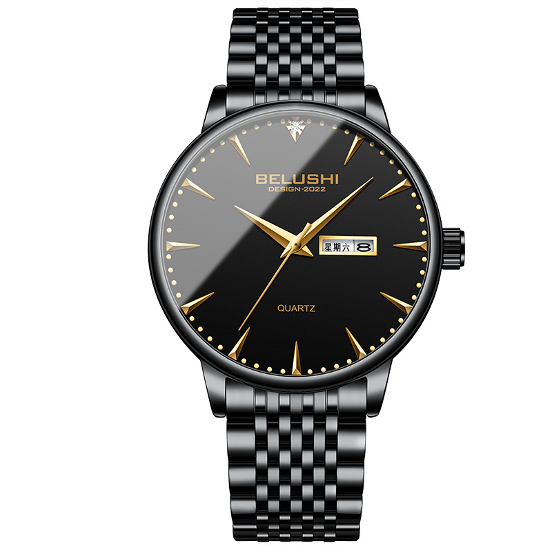 Picture of Bellows wholesale watch men's watch business stainless steel band waterproof men's watch fashion watch men's quartz watch