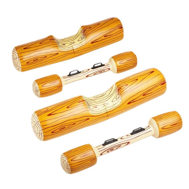 Picture of Water Inflatable Pair of Color Boxed Wood Grain Stick Cross-Border Water Game Stick Wholesale Inflatable Pair of Floating Rows