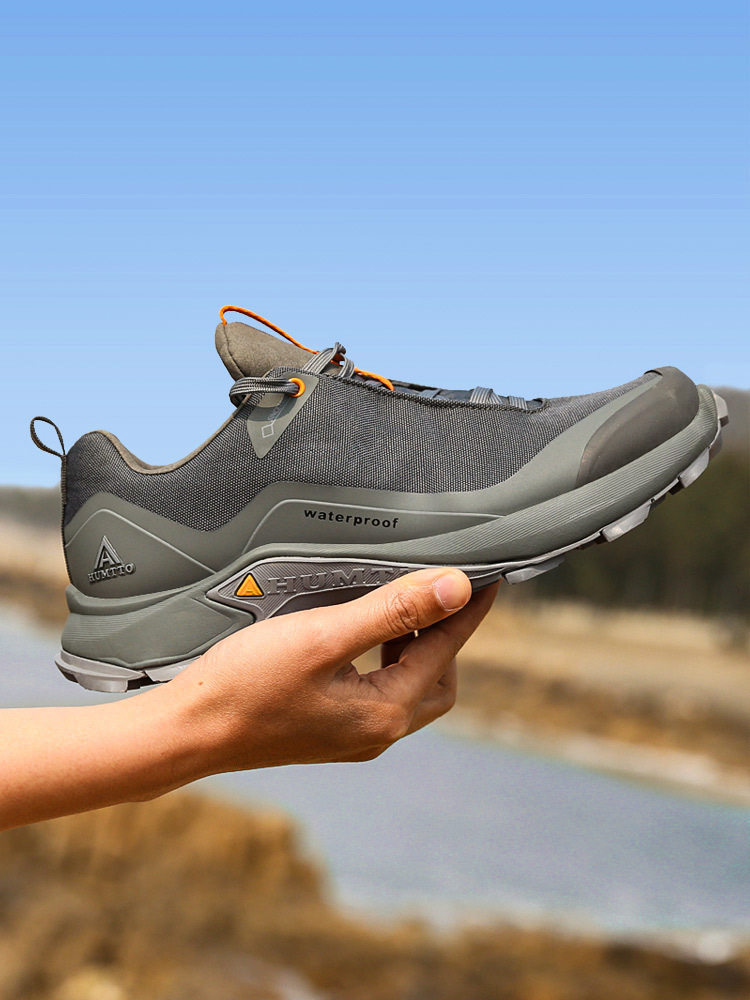 Haitu New Training Shoes Men's Large Size Hiking Shoes Spring & Fall Non-Slip Breathable Shock-Absorbing Running Sports Casual Shoes