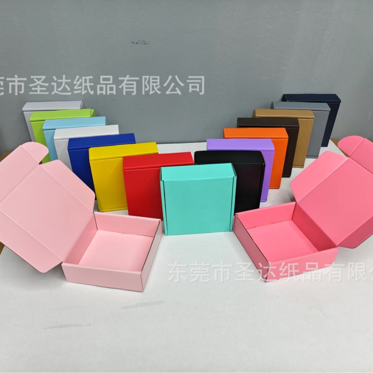 Picture of Sundate Hard Color Airplane Box Ready-Made Jewelry Box Wearable Square Jewelry Box Gift Box Express Packaging Box