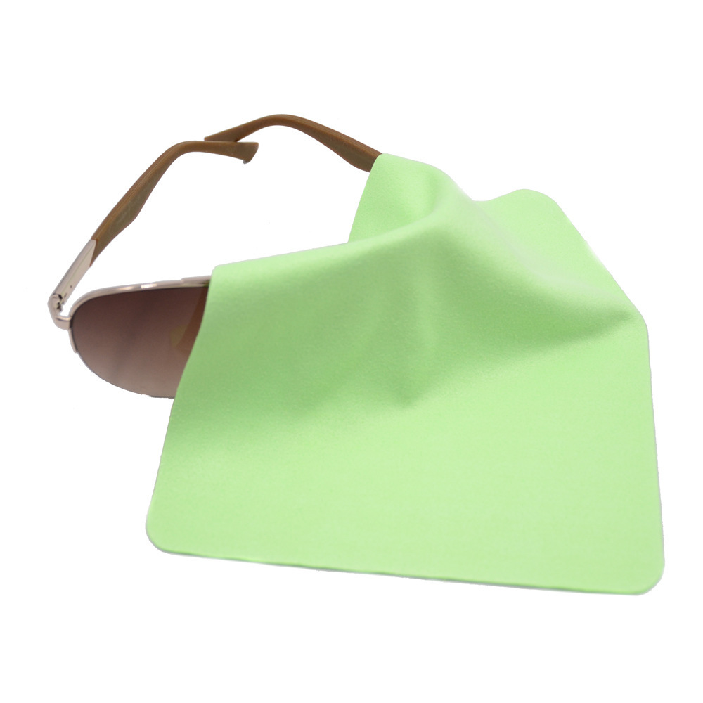 Picture of Factory wholesale needle two needle printing glasses cloth double-sided velvet microfiber eye suede glasses cloth custom