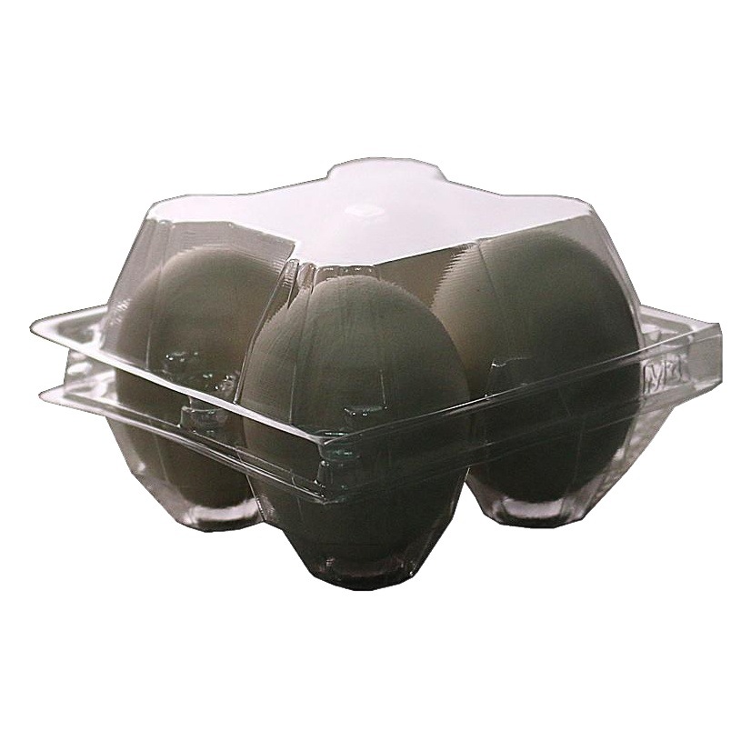 Disposable Plastic Egg Box Pet Thickeneded Egg Packaging Box Transparent Egg Tray Blister Shock-Proof and Pressure-Resistant Egg Box