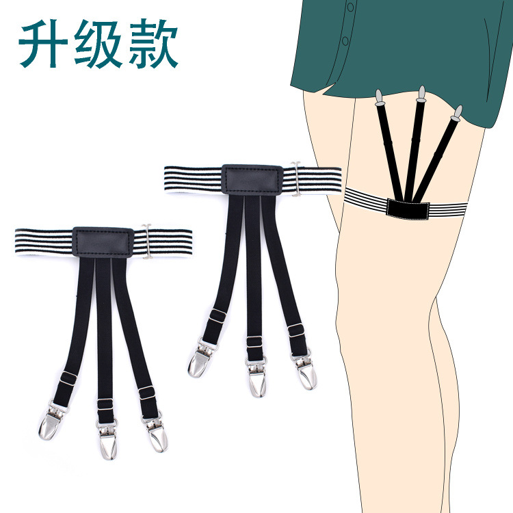 Picture of Manufacturer's Supply European and American Men's Shirt Anti-Slip Fixing Clip Strong Clip Garter Belt Sc-J-S Upgraded Version