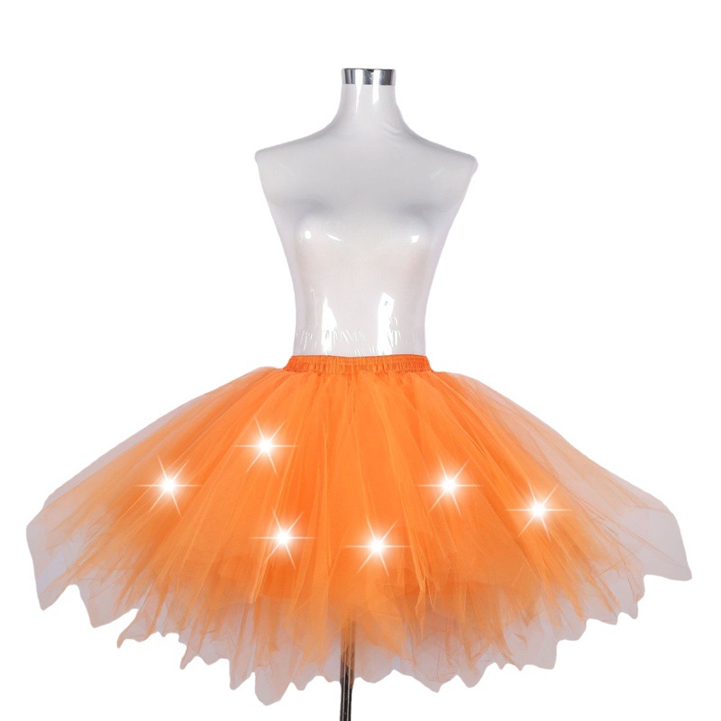 lolita Children's Costume Boneless Skirt Colorful Tutu Skirt Skirt Boneless Skirt lolita