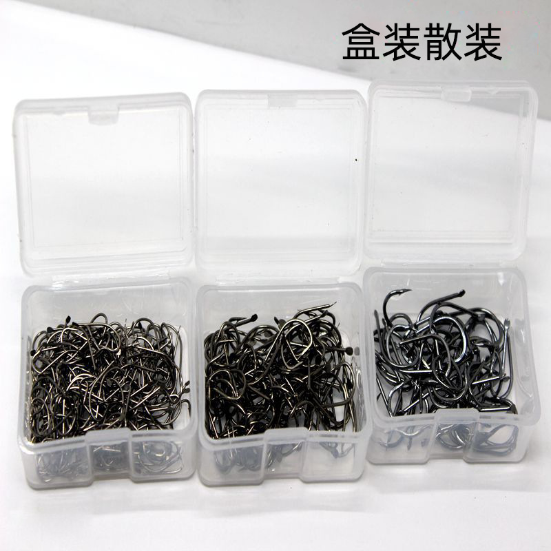 Picture of Wholesale fish hook boxed fish hook bulk Ishini fish hook with Thorn Ishou world 100 pieces