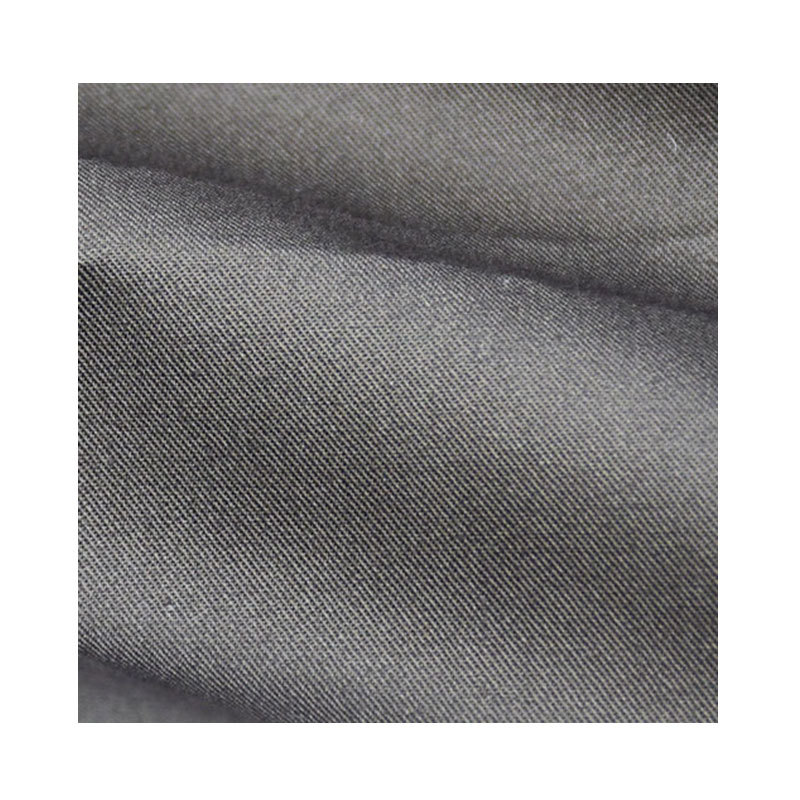 Combed cotton twill fabric suit pants tooling fabric fine yarn woven fabric solid color dyed cloth