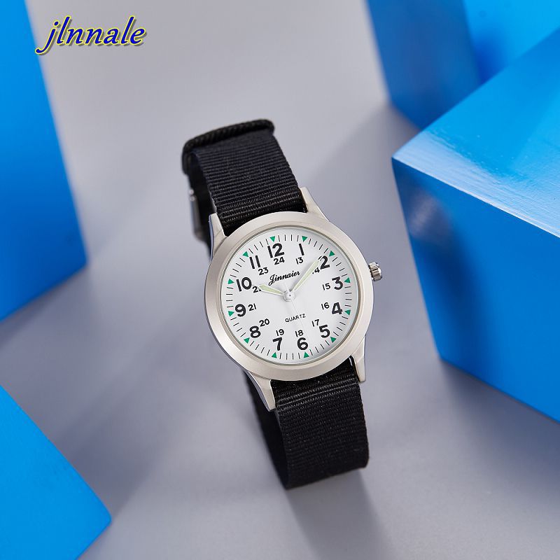 Picture of Student Casual Canvas Woven Watch with Pin Buckle Watch Pointer Manufacturer Popular Cross-Border Wholesale Watch