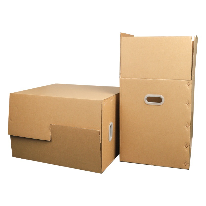 5 German moving carton large super hard full folding tape-free sealing box design storage finishing packing box